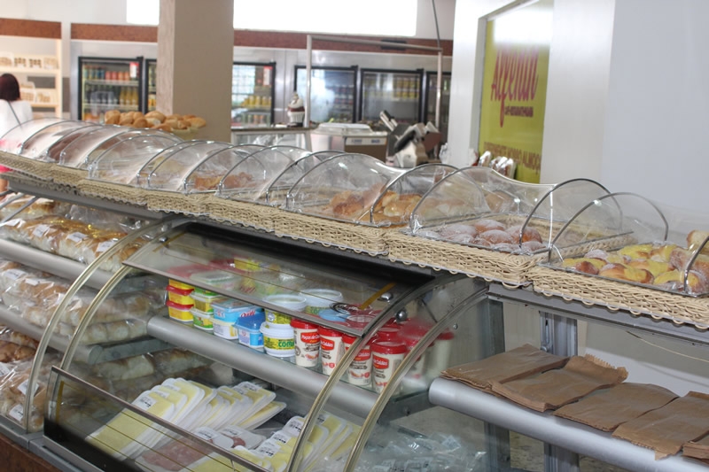 expositor padaria balcão