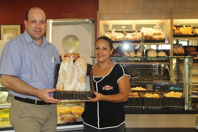 cesta de pães restaurante