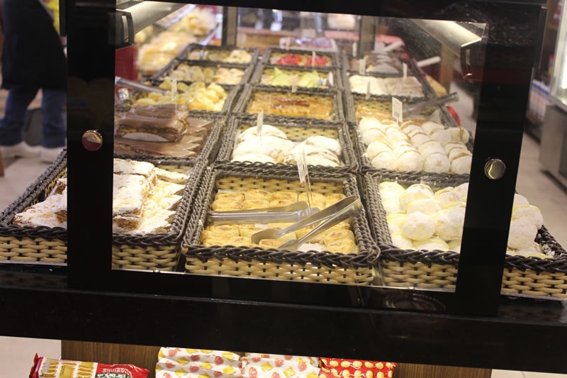 padaria servir doces