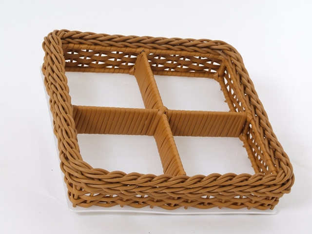 expositor padaria 4 divisorias marrom