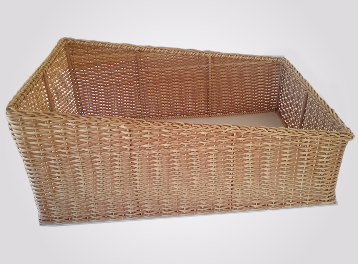 expositor de vime para padaria