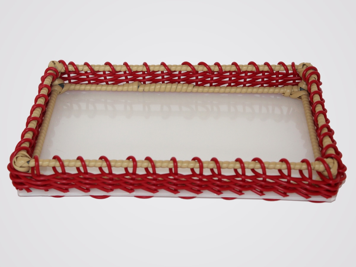 expositor em vime para padaria